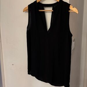 Ro & De Black Sleeveless Blouse